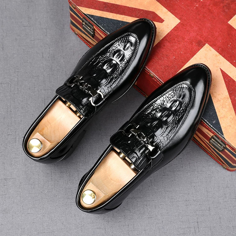 Men's Loafers, Height Increasing, Pointed Toe