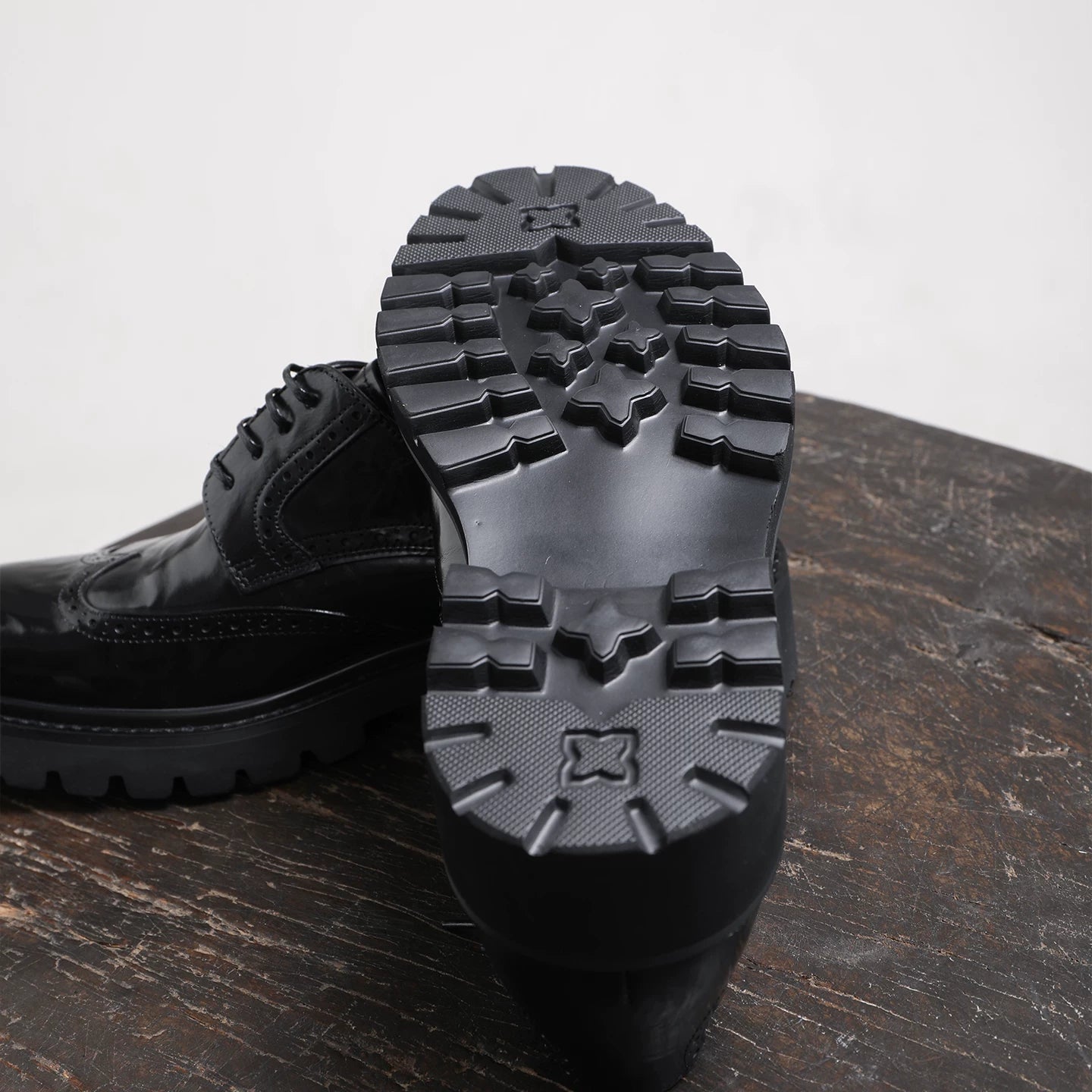 Men's Derby Shoes, Thick Sole, British Style