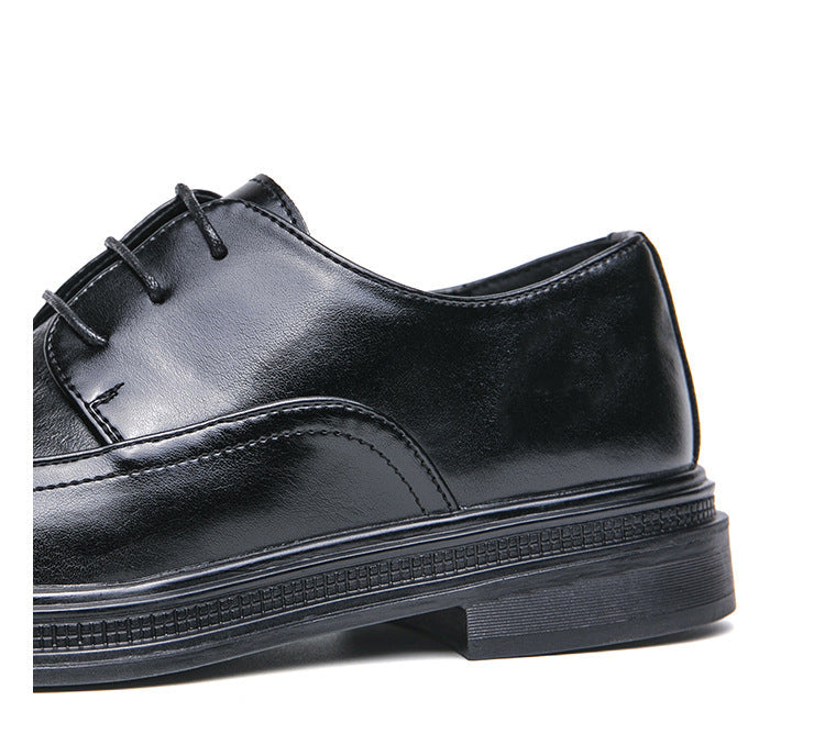 Cross-border 2026 autumn new casual leather shoes fashionable men's business shoes korean style tren