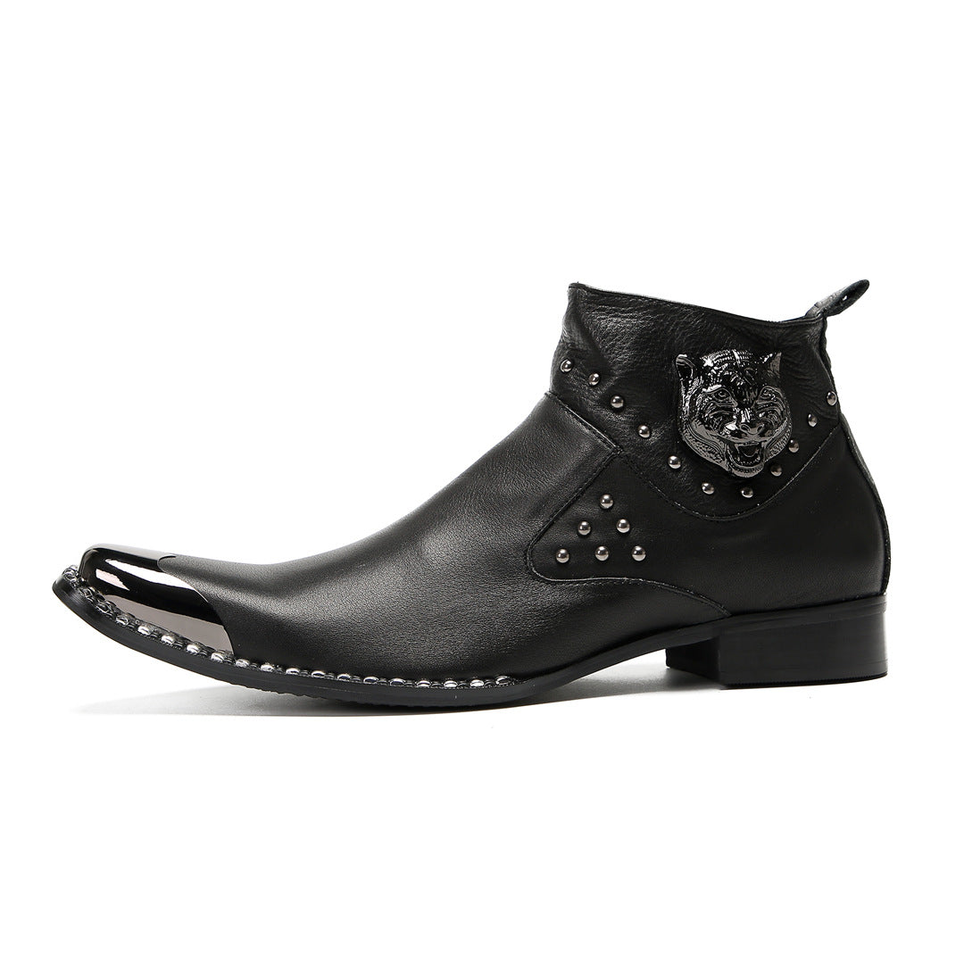 Men's Leather Chelsea Boots – Retro, British Style