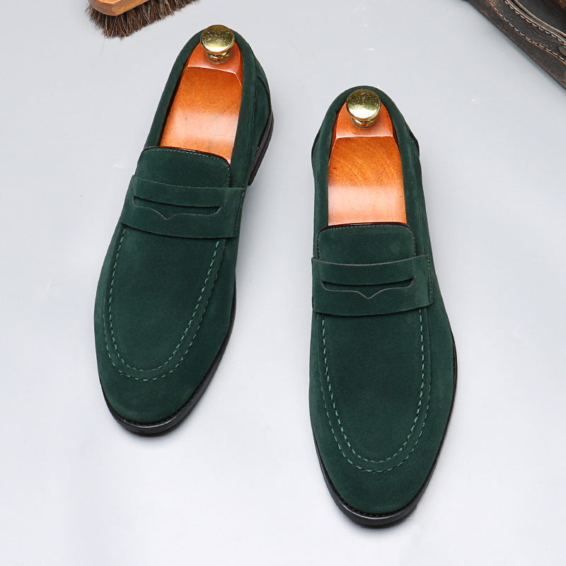 206-2 Solid color loafers British versatile loafers one-pedal casual beanie shoes cross-border 7