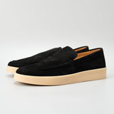 6509a-1 premium velvet loafers - cashmere slip-ons for men - handmade trendy shoes - business casual versatile leather shoes