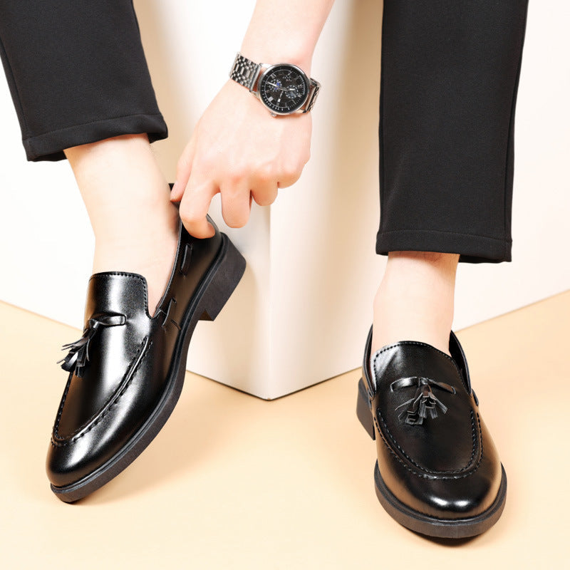 Men's Fringed Loafers - Versatile Leather Design 3