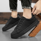 2026 spring new breathable men's canvas shoes trendy sneakers youth skate shoes korean style fashion casual single shoes