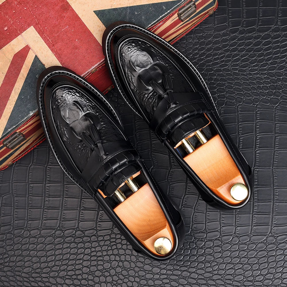 Men's Loafers, Height Increasing, Slip-On