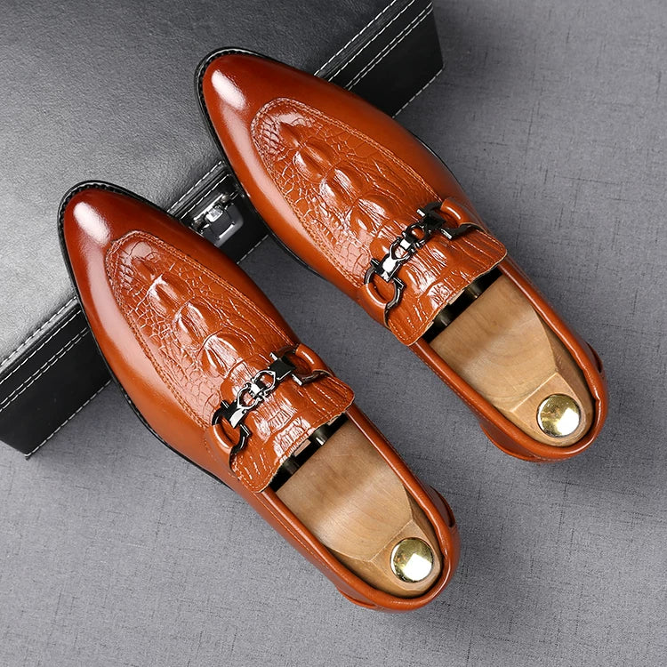 Men's Loafers, Height Increasing, Pointed Toe