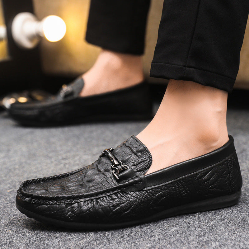 Spring/summer casual sneakers, trendy loafers, men's slip-ons, moccasins, one-step shoes, men's foot