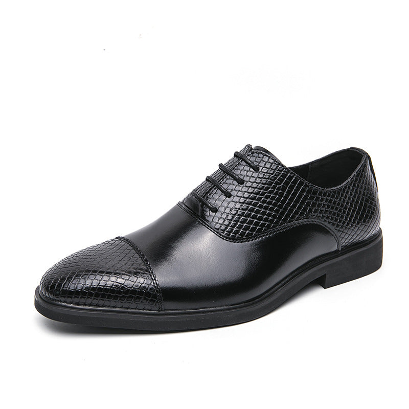 Cross-border men's shoes, plus size, british style formal leather shoes, men's business casual shoes