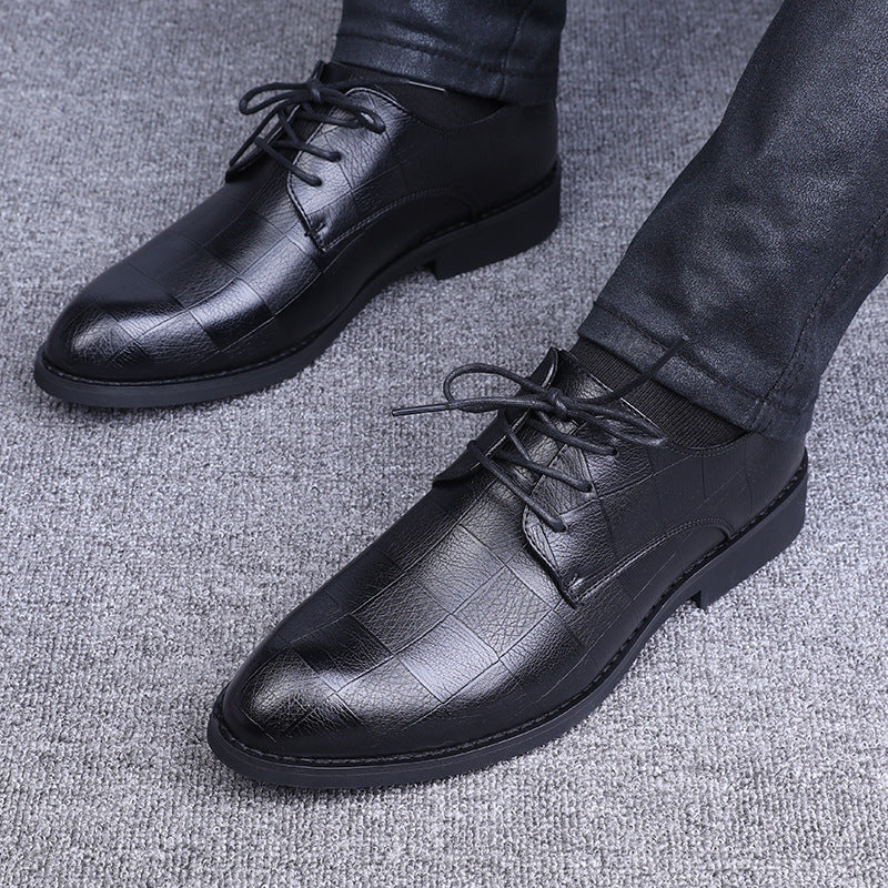 Men's Formal Leather Shoes with Hidden Height Increase 1