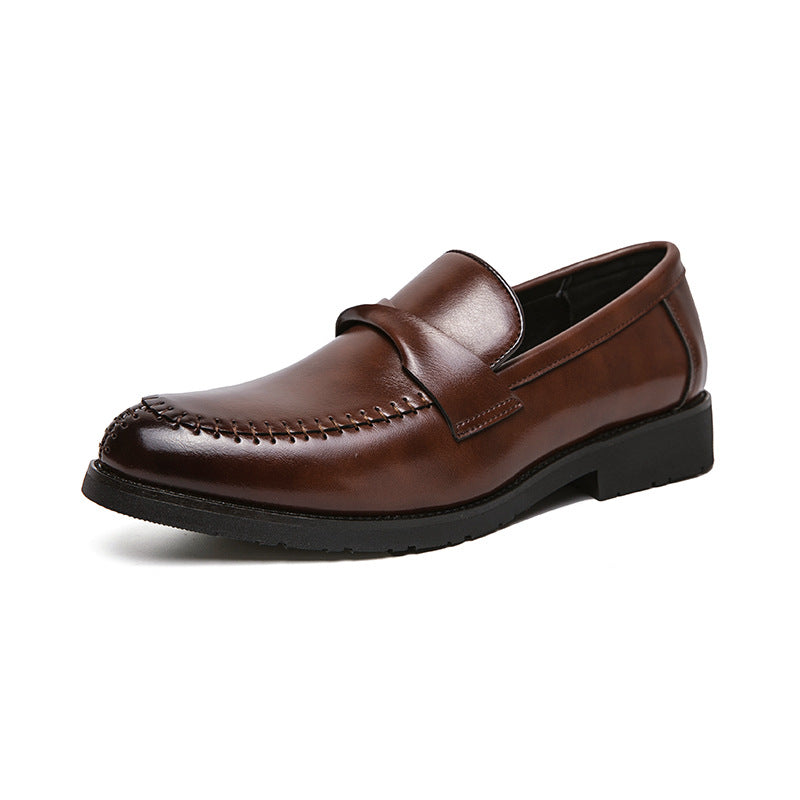 Fall and winter cross-border mencasualfashion leather shoes k-style wedding shoes british business f 6
