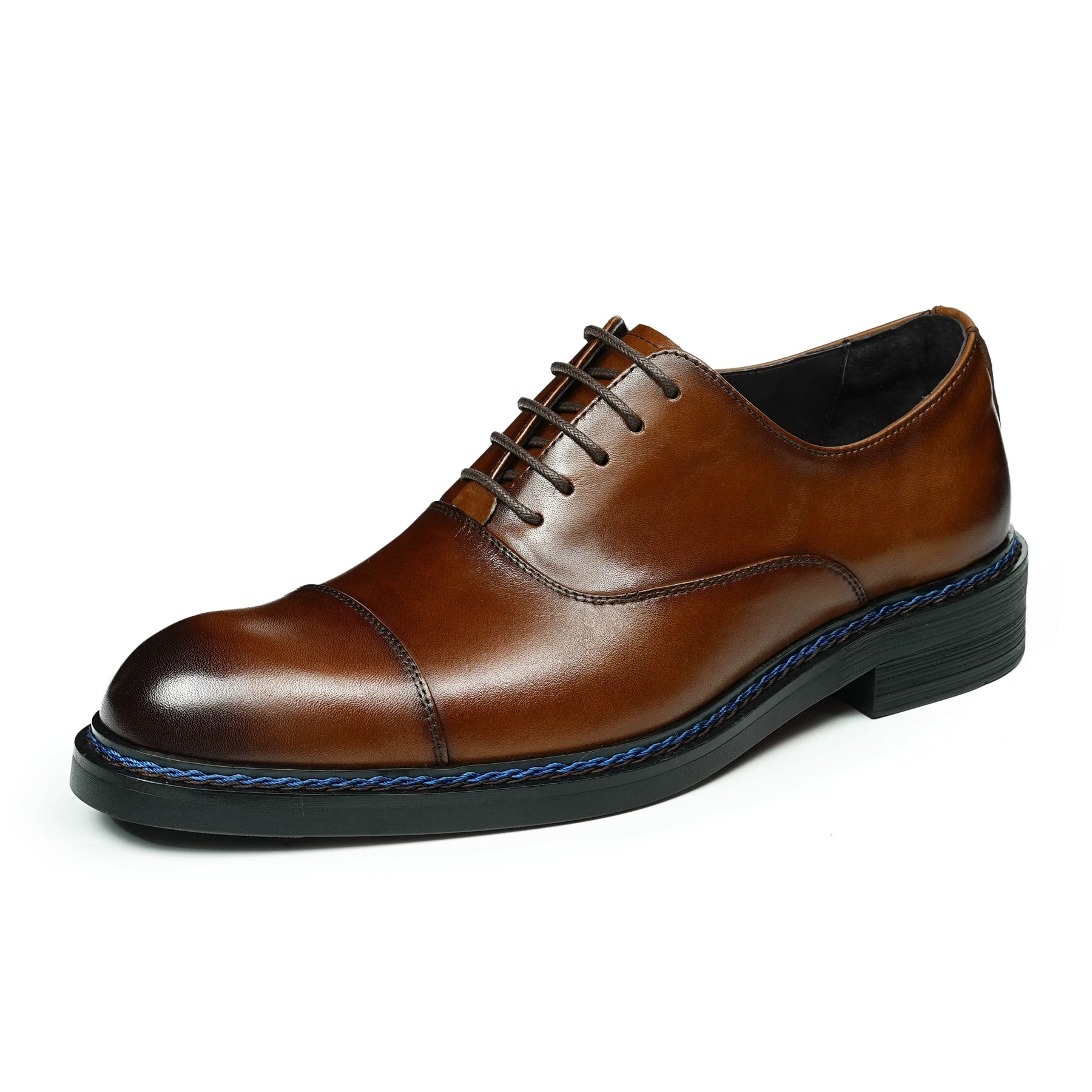 Men's Genuine Leather Oxford Shoes, British Style, Business