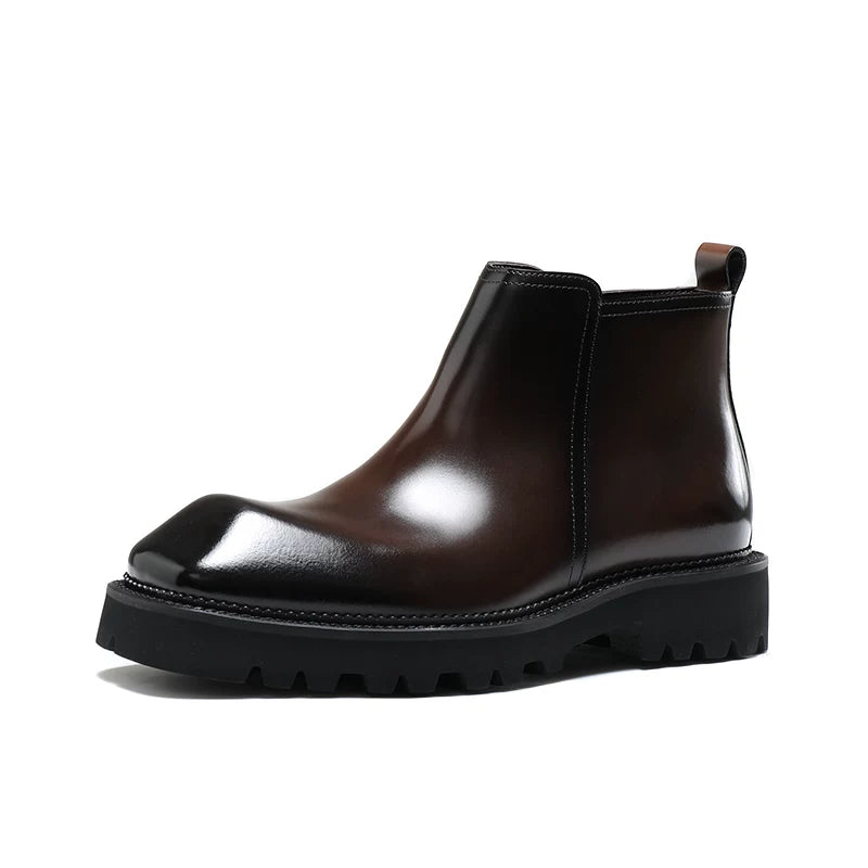 Men's Chelsea Boots, Height Increasing, Thick Sole