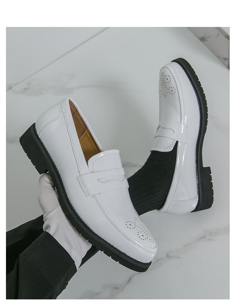 2026 spring new men's casual formal leather shoes business british brogue casual flats wedding shoes 15