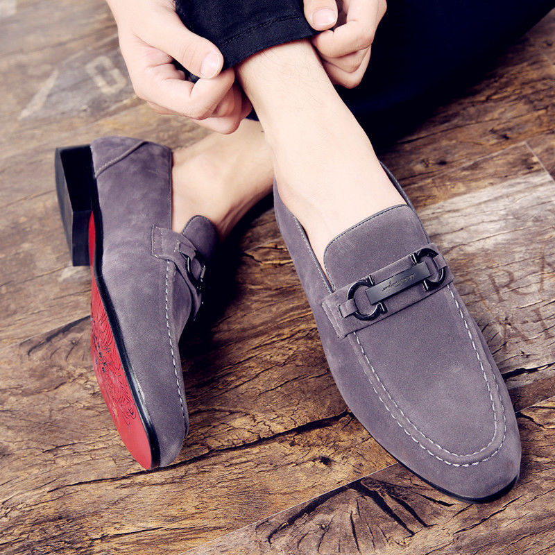 Men's Black Leather Formal Shoes, British Style, Style 3191
