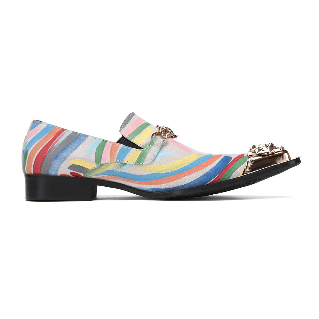 Men's Leather Shoes – Platform, Retro