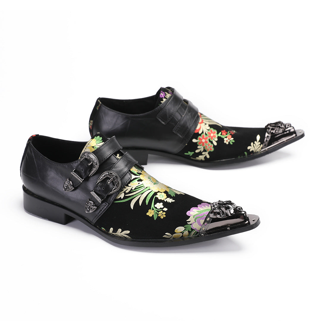 Men's Leather Loafers – Breathable, Thick Sole
