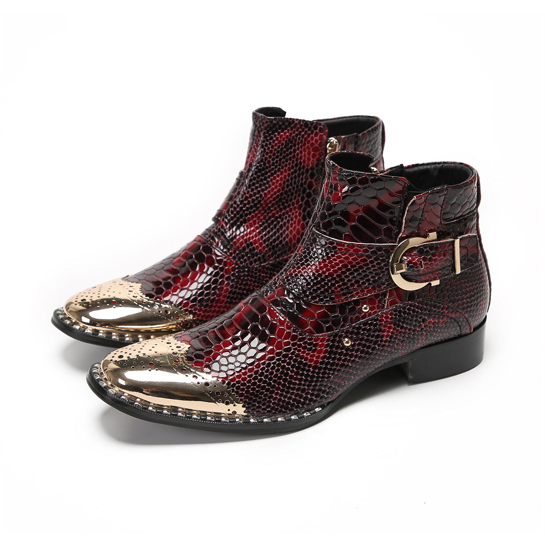 Men's Leather Chelsea Boots – Business, Handmade – Style 93