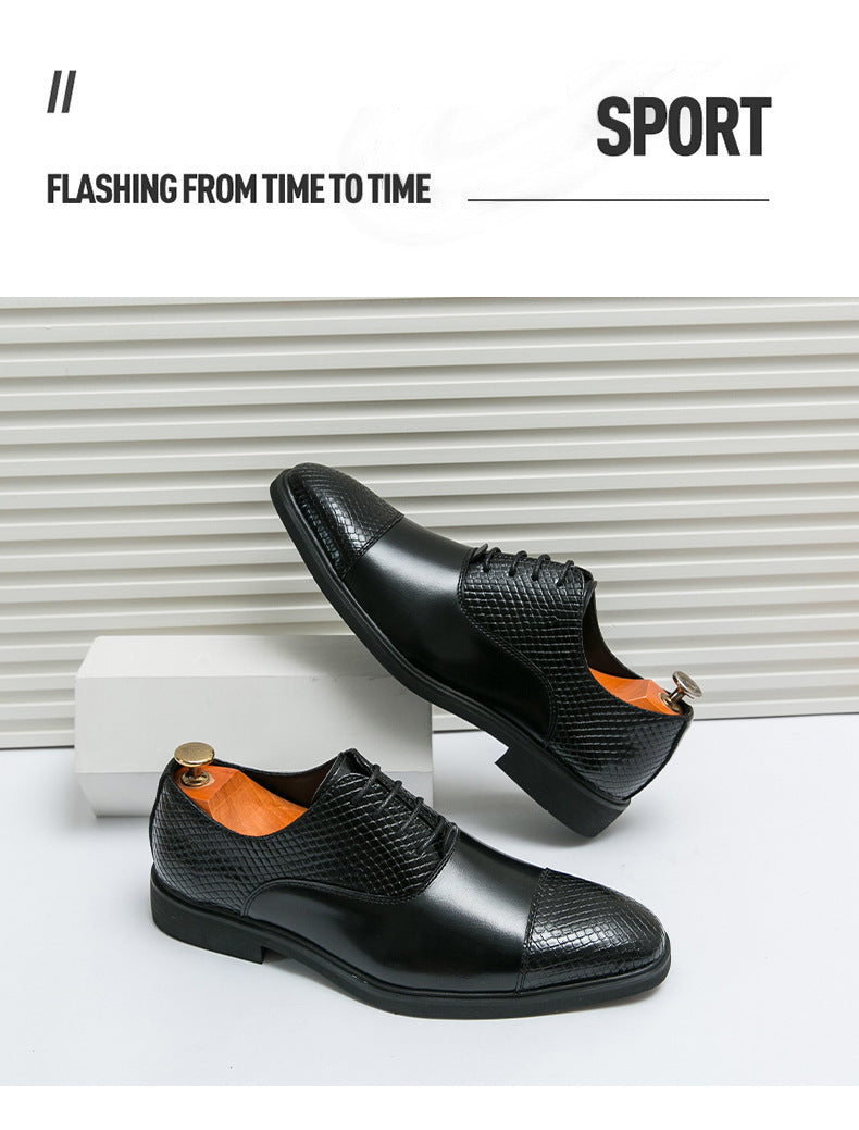 Cross-border men's shoes, plus size, british style formal leather shoes, men's business casual shoes