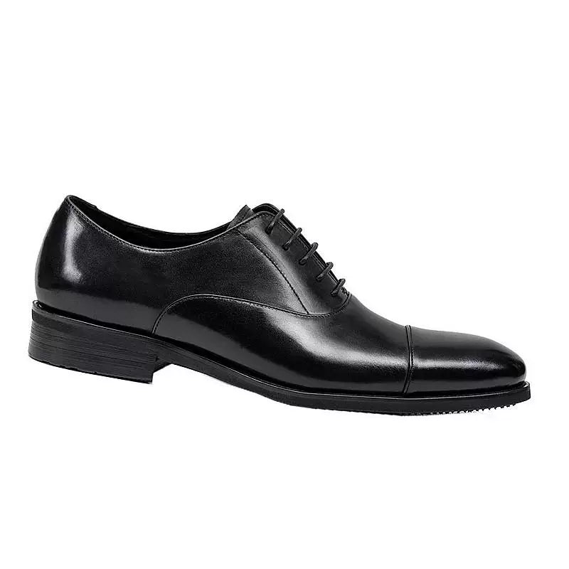 Men's Genuine Leather Derby Shoes, Handmade, Lace-Up