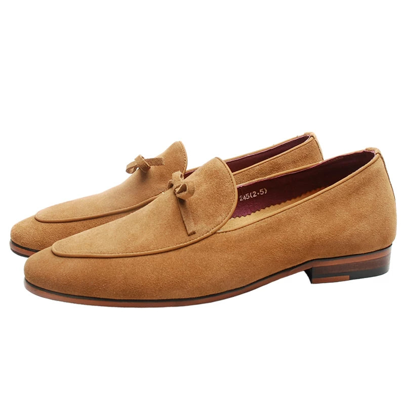 Men's Suede Loafers, Breathable, Slip-On