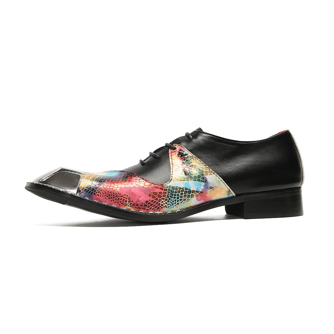 Men's Leather Oxford Formal Shoes – Pointed Toe, Business – Style 27