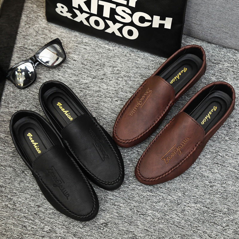 Summernew arrival men's loafers 2024 driving casual leather shoes soft bottom slip-on men's trendy s 3