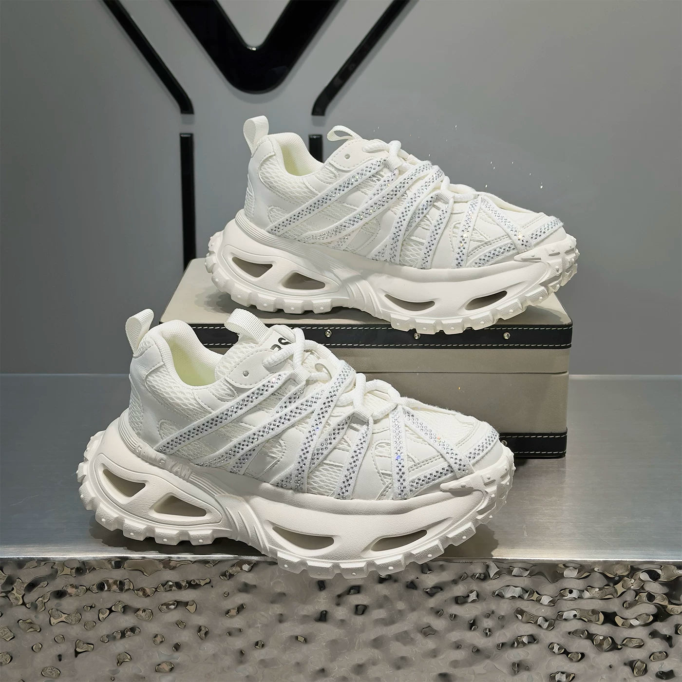 Men's Platform Trendy Chunky Dad Sneakers 2026 Summer New