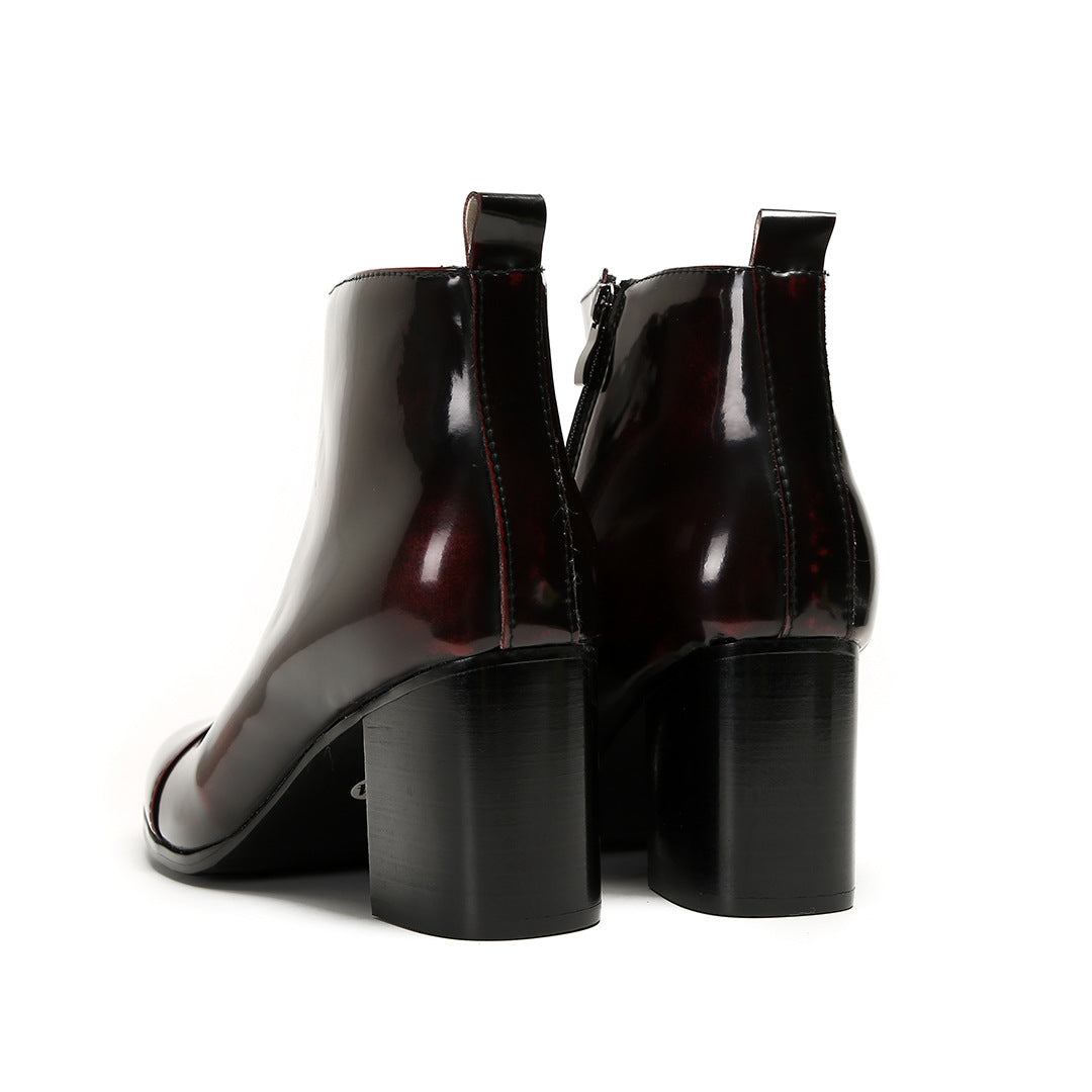 Men's Leather Chelsea Boots – Business, Handmade – Style 50