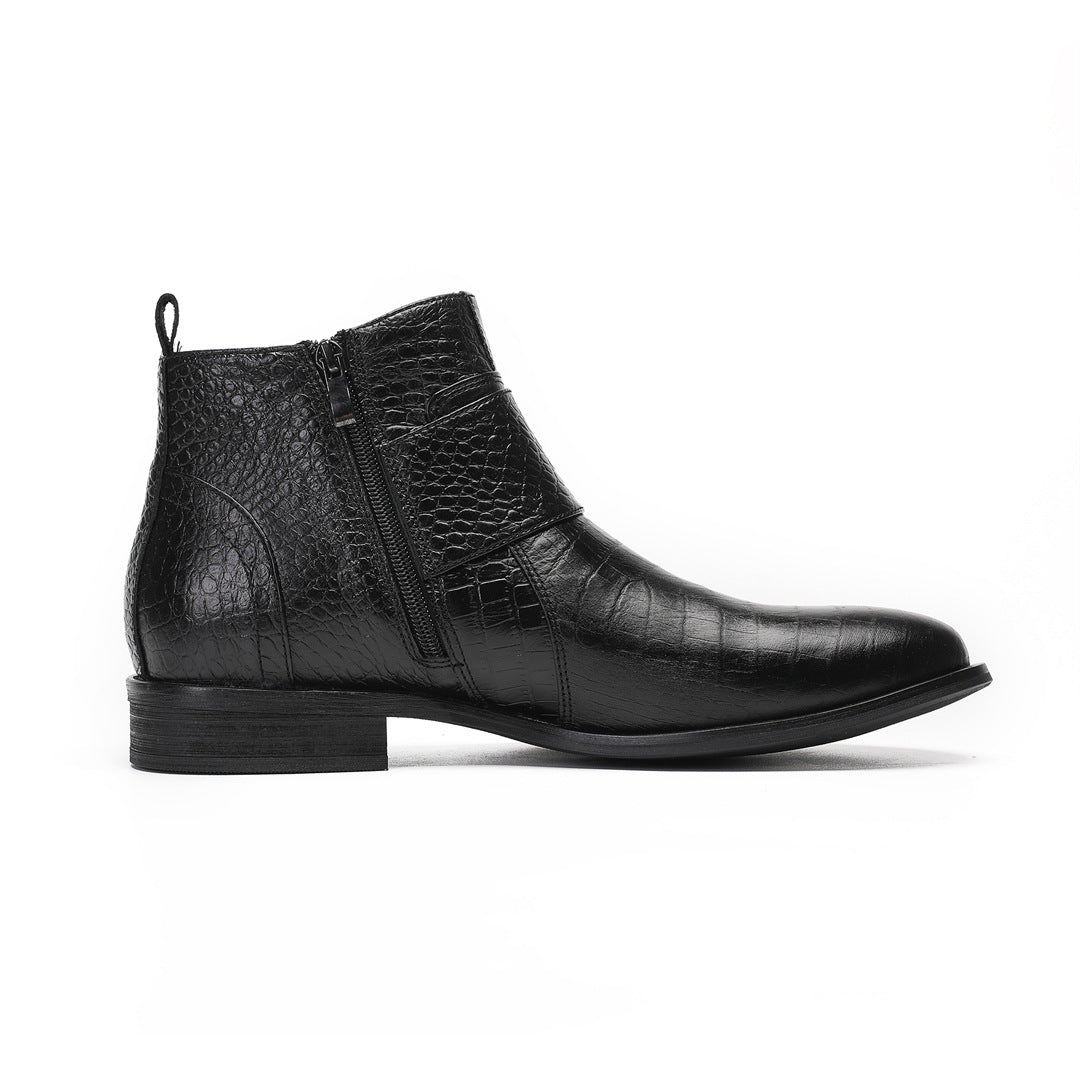 Men's Leather Chelsea Boots – Business, British Style – Style 31
