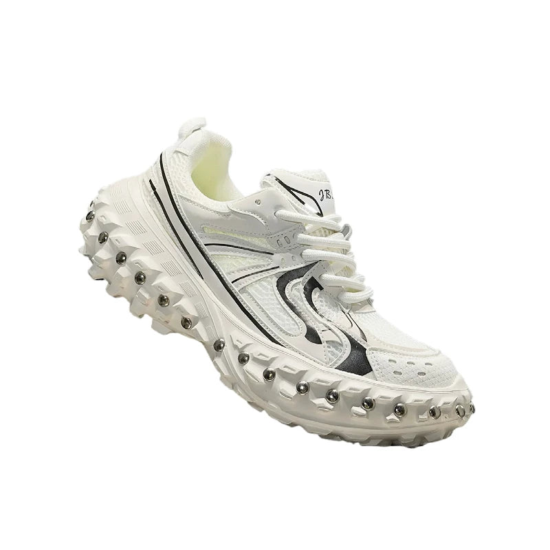 Men's Height-Increasing Platform Mesh Chunky Dad Sneakers Summer