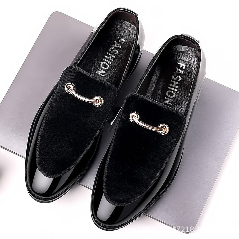 Men's Red Leather Casual Shoes – Wedding – Style 89