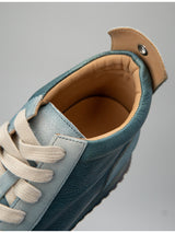 Sitao european station 2026 new arrivalretrocasual style easiest for matchtrendy shoesmen cowhide casual mid-top forrest gump shoes