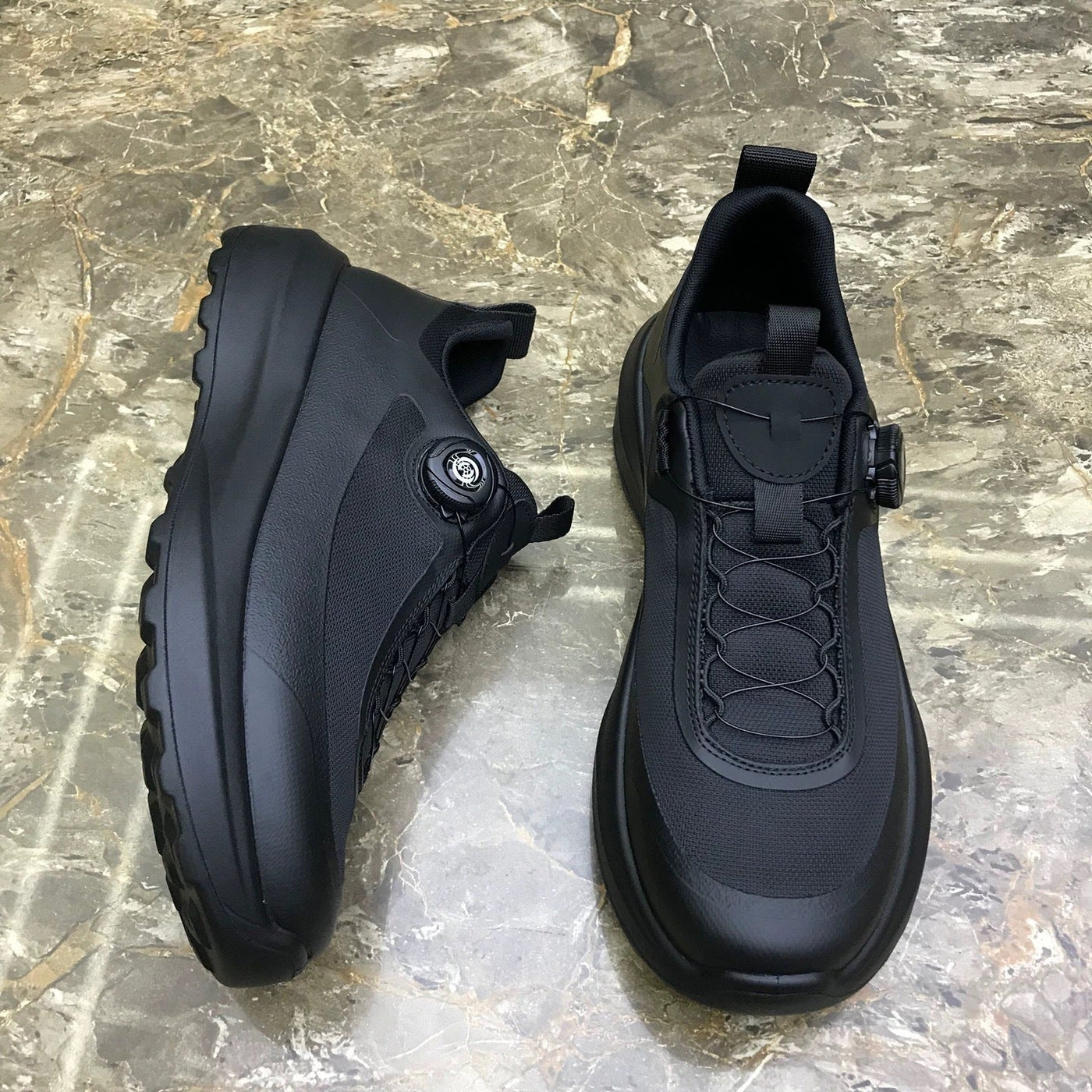 Autumn and winter new cloth men's shoes outdoor sports leisure knob buckle lightweight thick sole 4