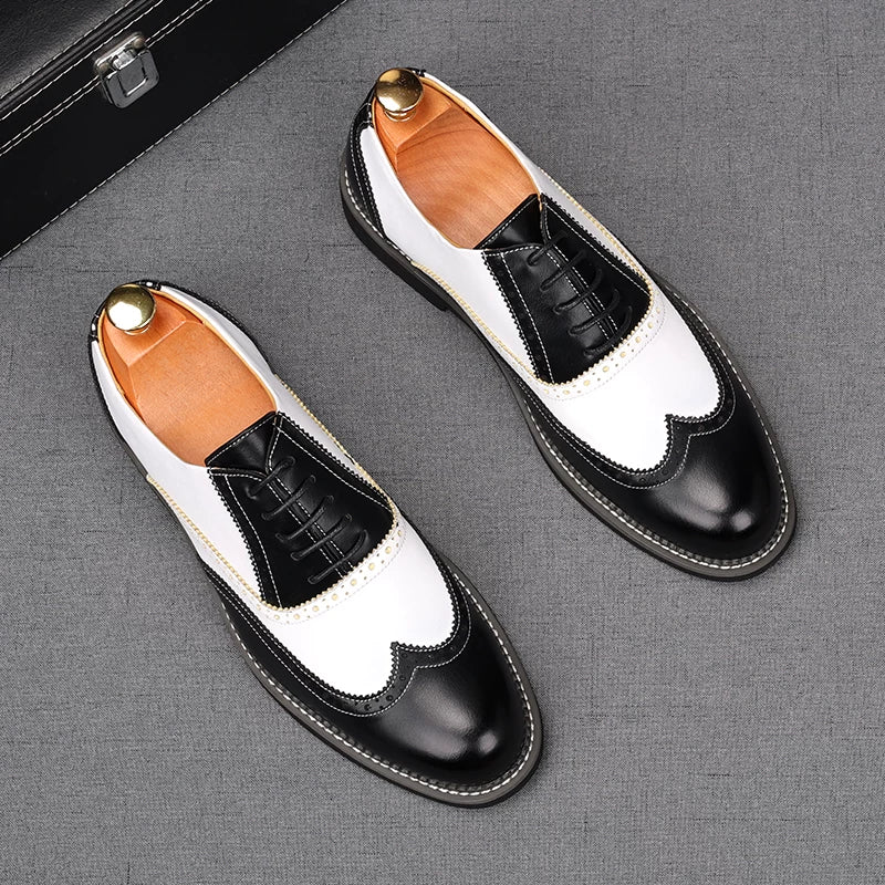 Men's Derby Shoes, Height Increasing, British Style