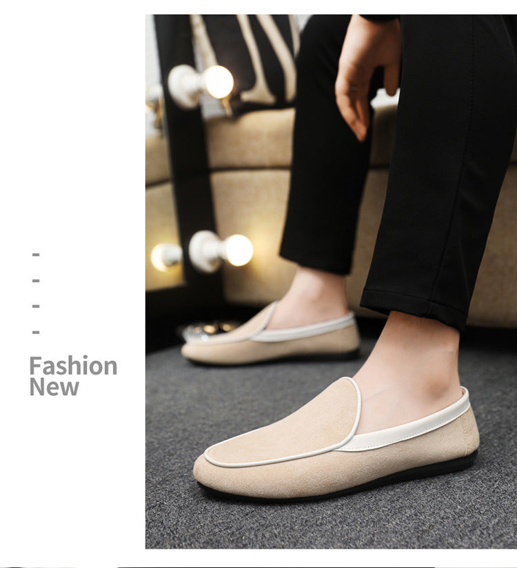 Spring autum social casual shoes trendy shoes beanie shoes men's lazy shoes loafers slip-on men's sh 15