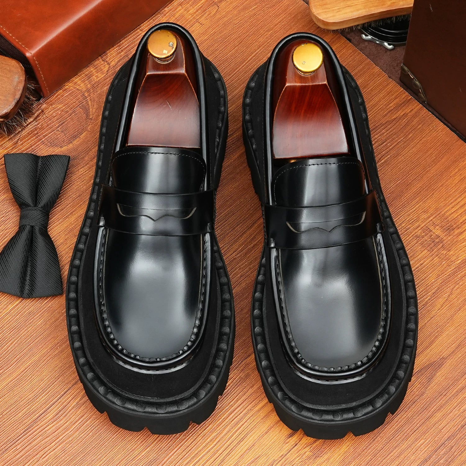 Men's Loafers, Height Increasing, Thick Sole