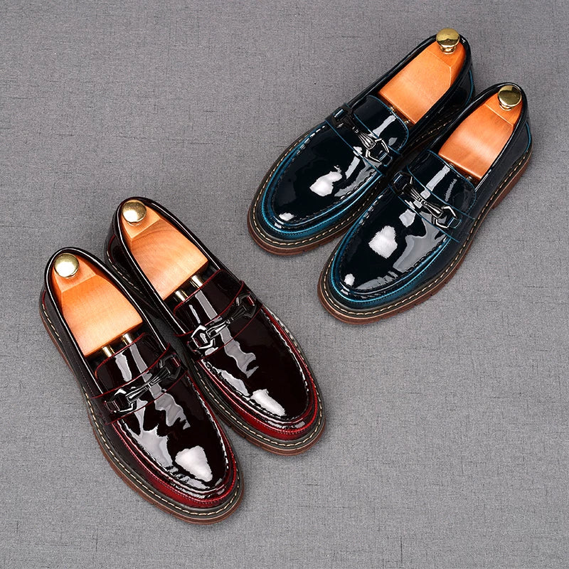 Men's Loafers, Height Increasing, Korean Style