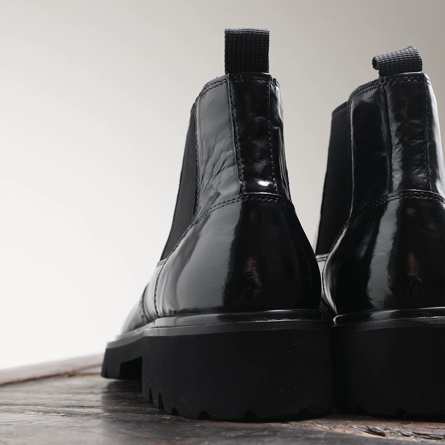 Men's Genuine Leather Martin Boots, Thick Sole, British Style