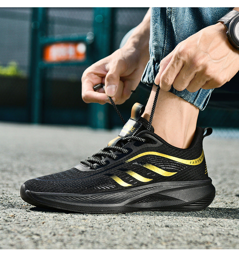 2026 men's running shoes - summer brand, durable soft sole, shock absorption, professional morning jogging shoes