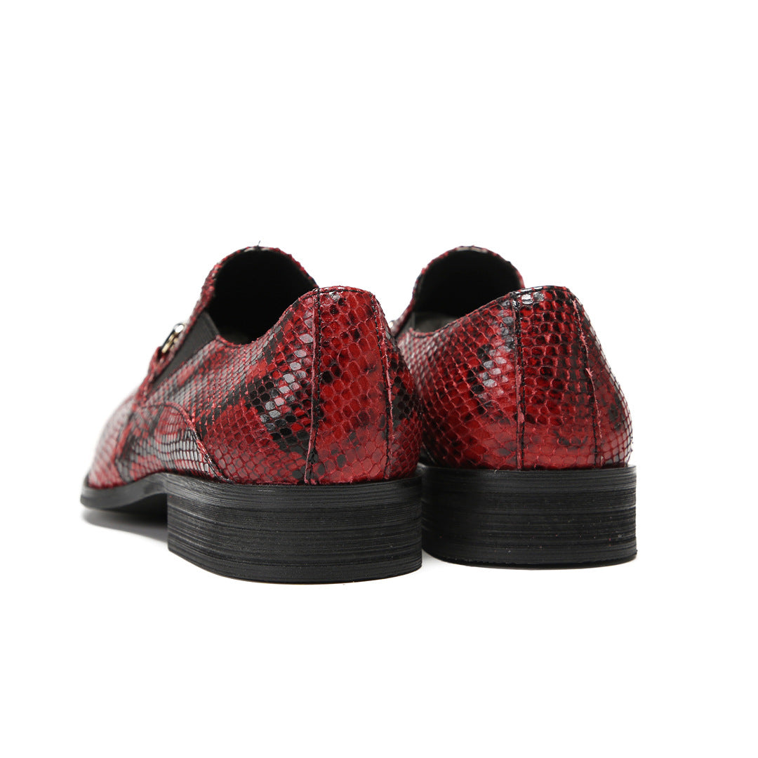 Men's Leather Loafers – Pointed Toe, British Style – Style 87