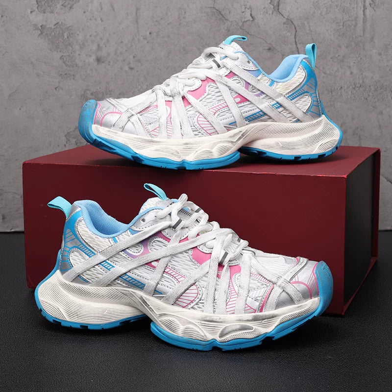 Men's Chunky Sneakers, Height Increasing, Breathable