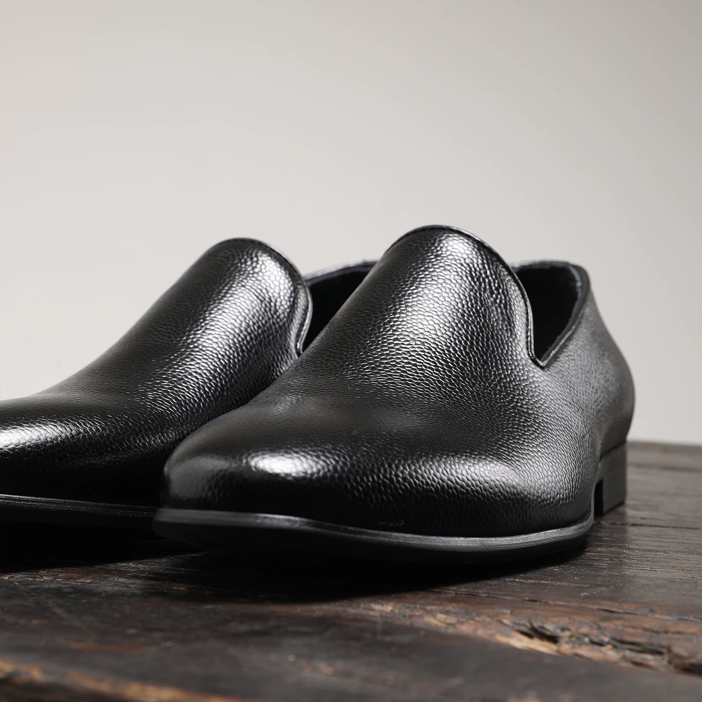 Men's Genuine Leather Loafers, Breathable, Slip-On