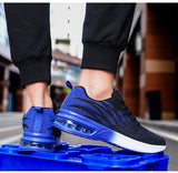New casual fashion flyknit men's sneakers