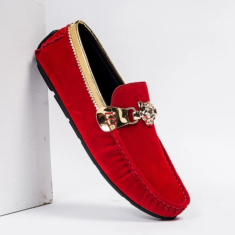 Men's Genuine Leather Loafers, Suede