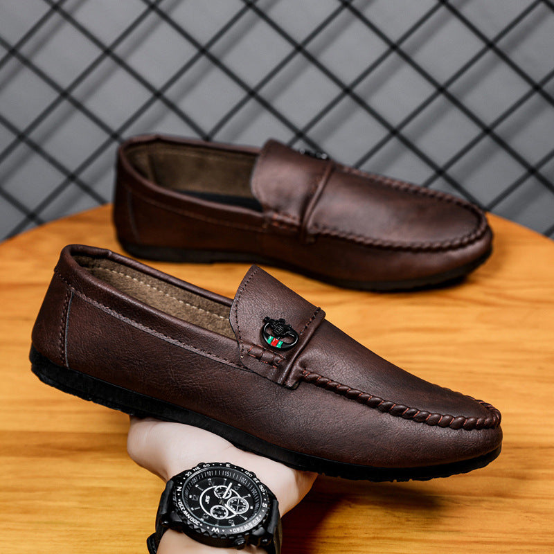 British style new breathable slip-on loafers - summer korean fashion versatile moccasins for me