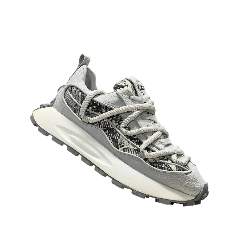 Men's Platform Breathable Non-Slip Chunky Dad Sneakers 2026 Summer New