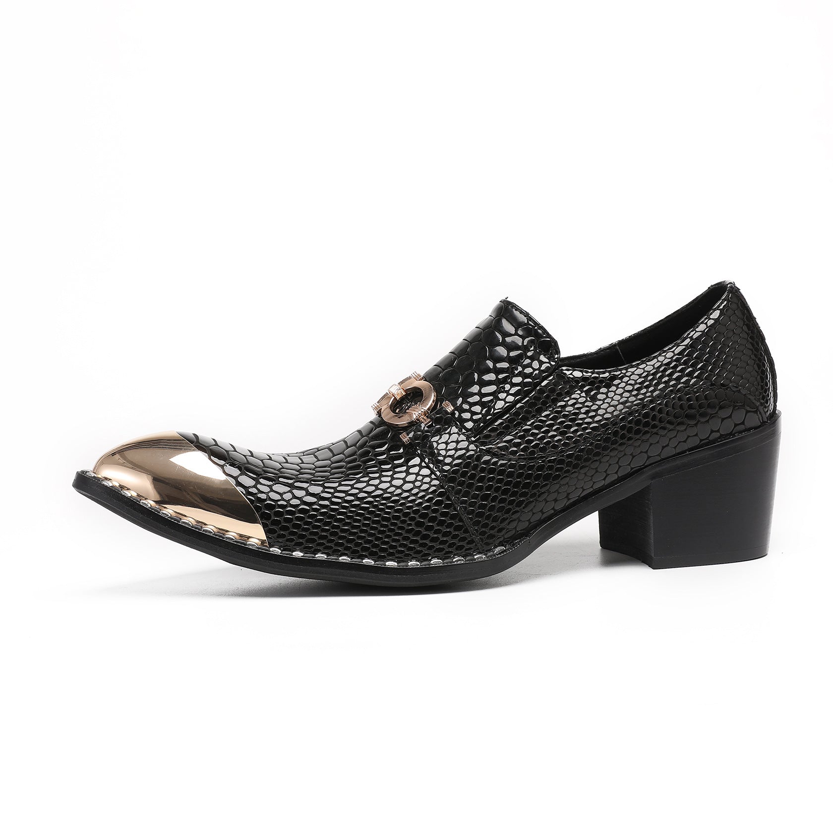 Men's Black Genuine Leather Shoes – Business, Wedding