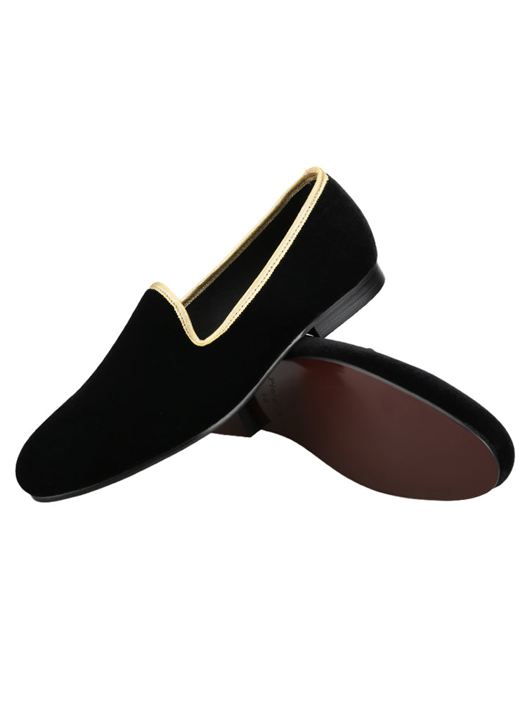 Summer new breathable leather inner men's loafers fashion party wear imported velvet one-pedal loafers men