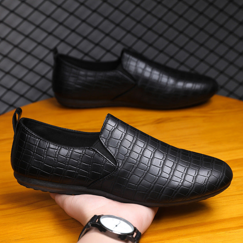 Spring and summer social guy casual shoes trendy shoes Doudou shoes men's lazy shoes cover feet and pedal men's shoes foreign trade