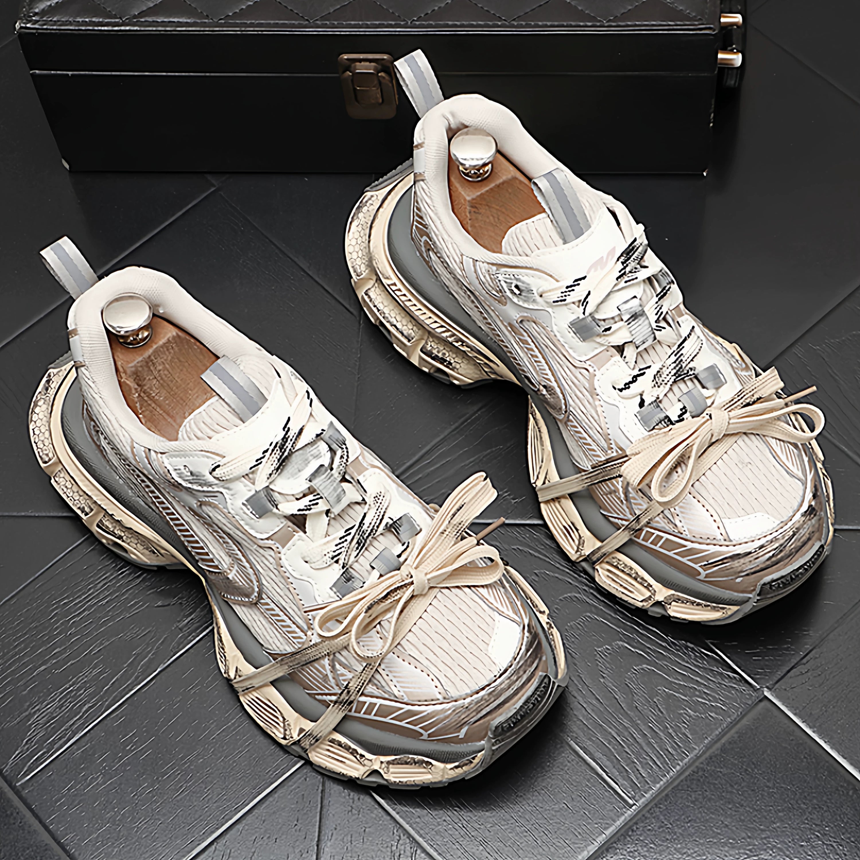 Men's 2026 New Height-Increasing Mesh Athletic Casual Trendy Dad Shoes